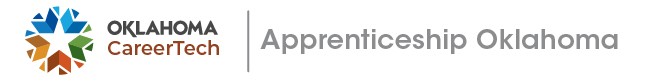 Apprenticeship Oklahoma program logo with white background (side-by-side) for digital use only