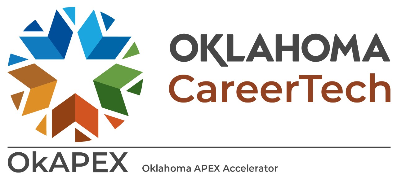 OkAPEX divisional logo with white background (side-by-side) for printing