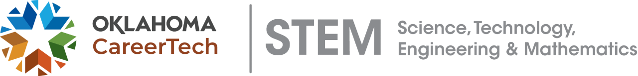 Oklahoma CareerTech logo paired with the STEM division name