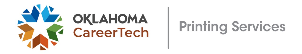 Printing Distribution and Client Services divisional logo with white background (side-by-side) for digital use only