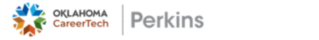CareerTech Perkins division side-by-side logo with large text on transparent background