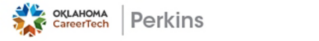 CareerTech Perkins division side-by-side with large text logo with white background