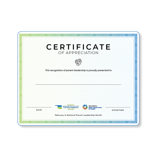 Certificate of Appreciation