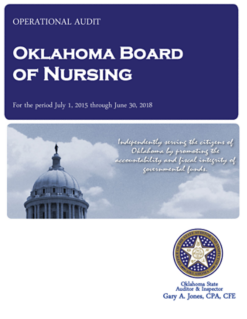 2018 Fiscal Year: OK State Auditor and Inspector Report Operational Audit
