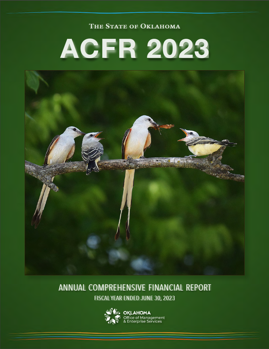 Cover of the Annual Comprehensive Financial Report for fiscal year 2023.