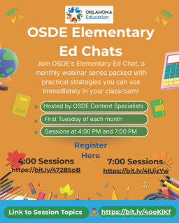 Elementary Ed Chats 25-26