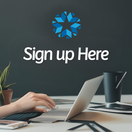 Sign Up Here link to volunteer website