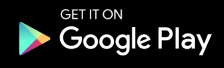 rectangular button with a black background and white text, get it on google play, with the google play triangle logo on the left side
