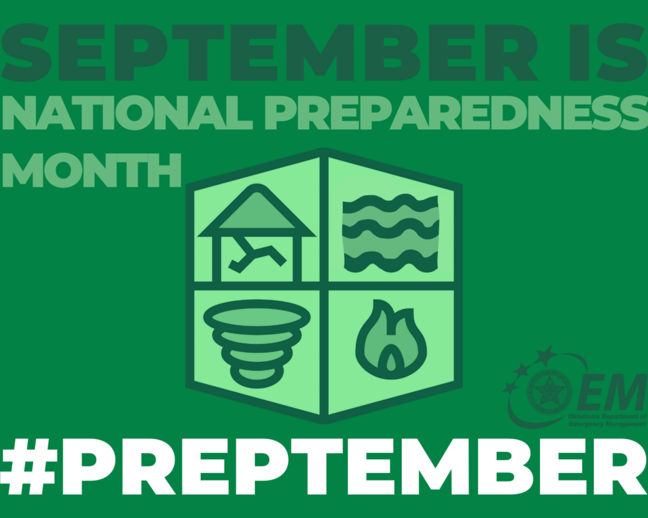 September is National Preparedness Month. #Preptember. 