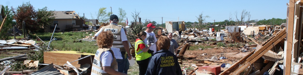 tornado damaged home debris everywhere. 