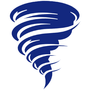 A CGI drawn tornado.