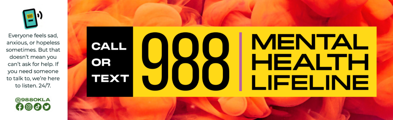 988: Oklahoma Mental Health Lifeline