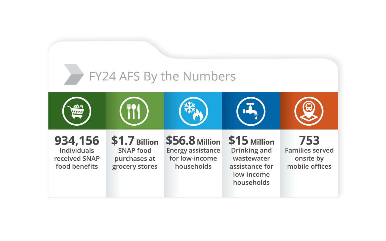 AFS Infographic for Annual Report. 