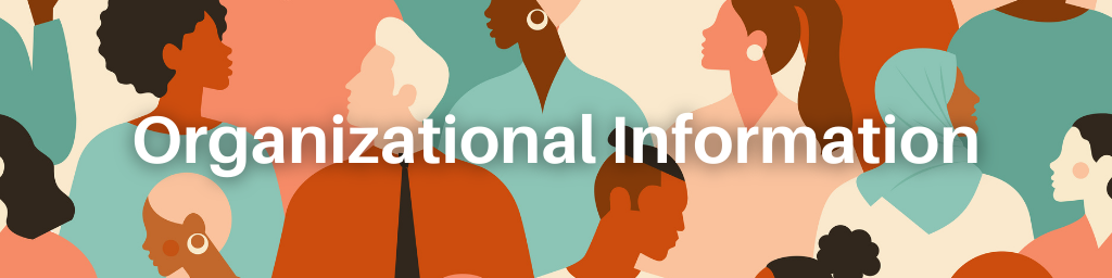 Banner image showing multiple people for Organizational Information webpage