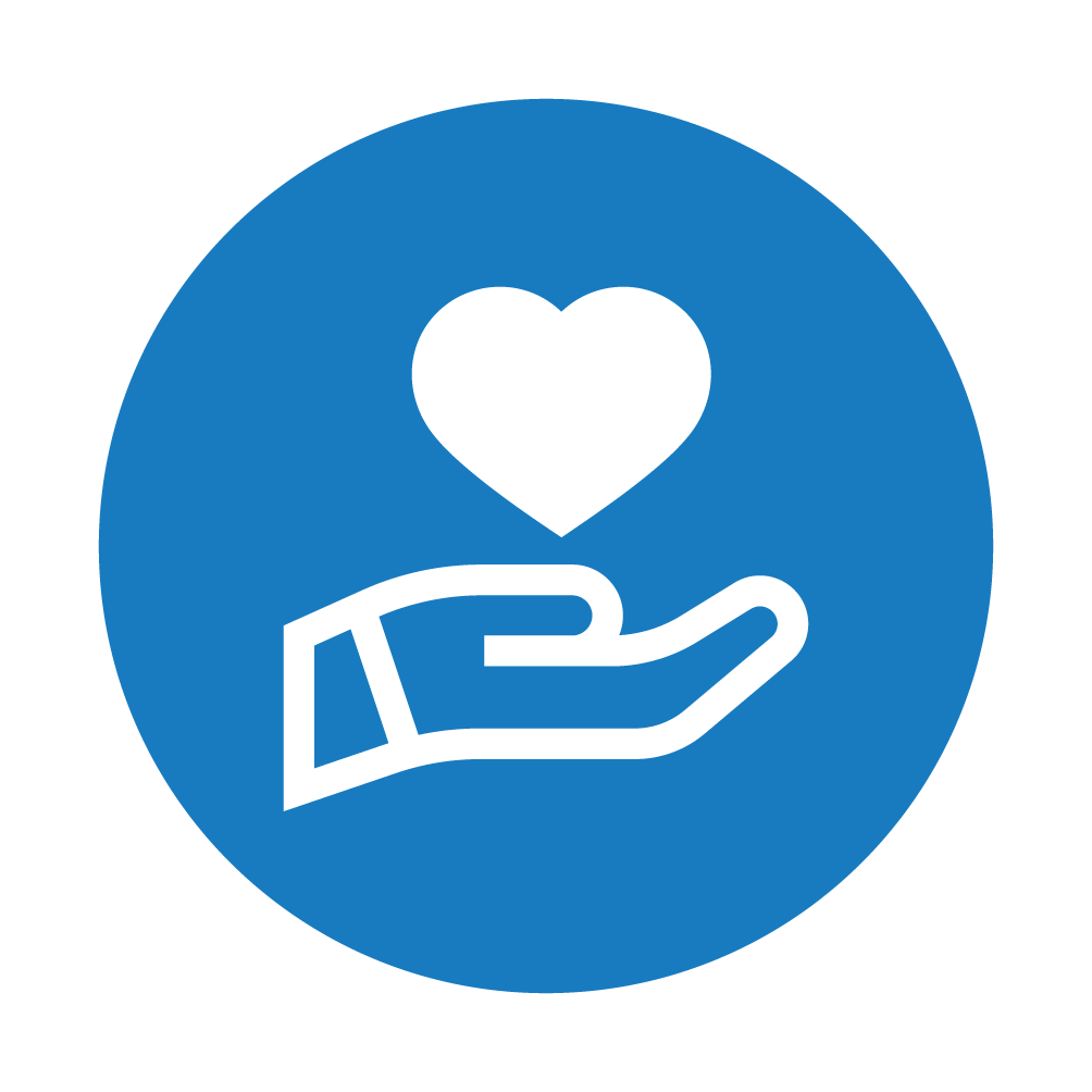 a hand holding a heart