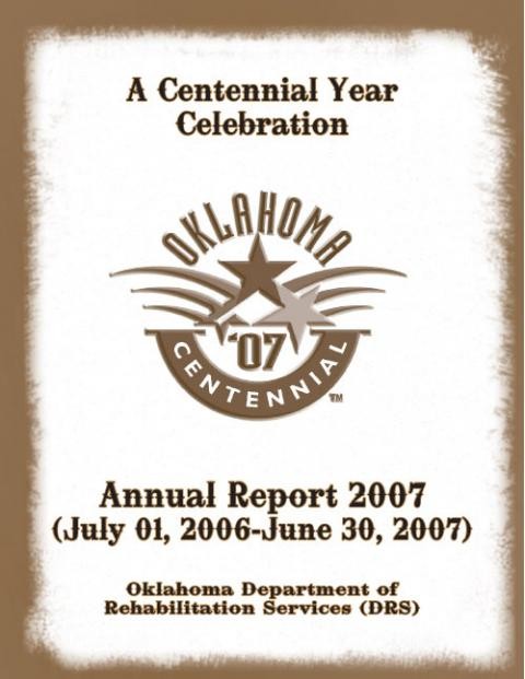 Cover of 2007 Annual Report.