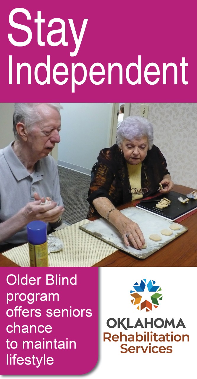 Cover of Older Blind brochure.