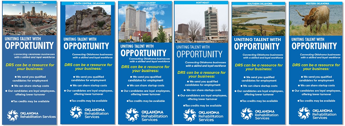 Composit of six BSP brochure covers