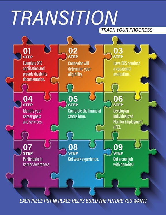 Nine piece jigsaw puzzle in a square.