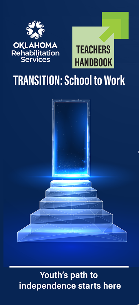 Cover of Transition School to Work Teachers trifold 