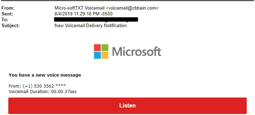 Phishing example reported to OK Cyber Command