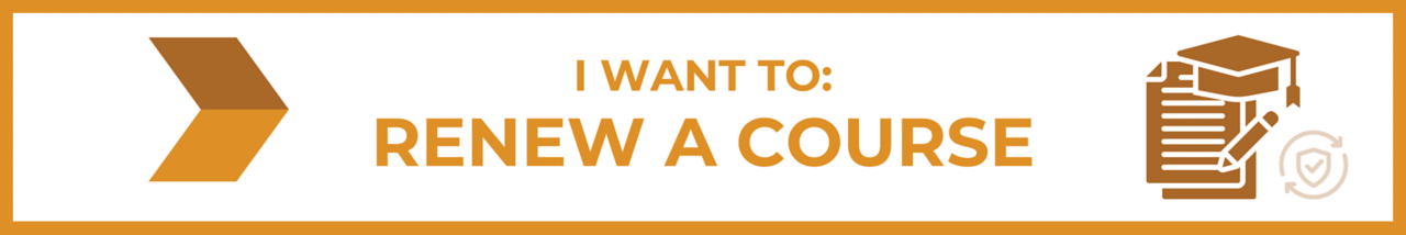 renew a course
