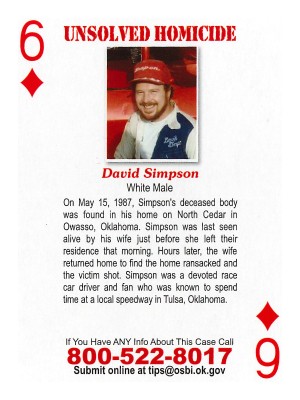 david simpson cold case card
