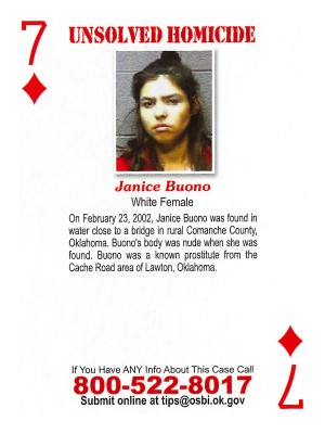 janice buono cold case card