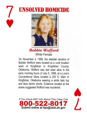 bobbie wolford cold case card