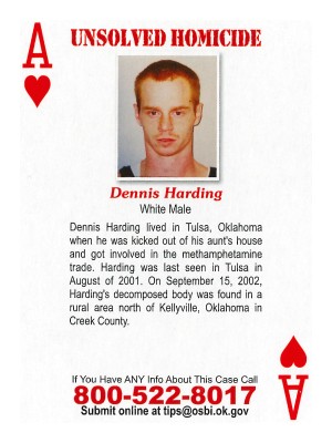 dennis harding cold case card