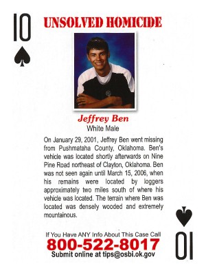 jeffrey ben cold case card