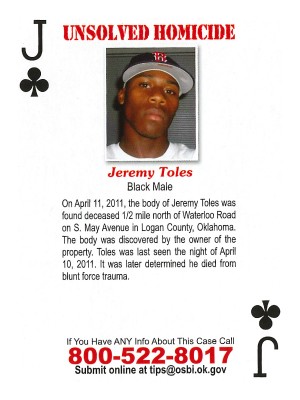 jeremy toles cold case card