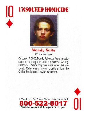 mandy raite cold case card
