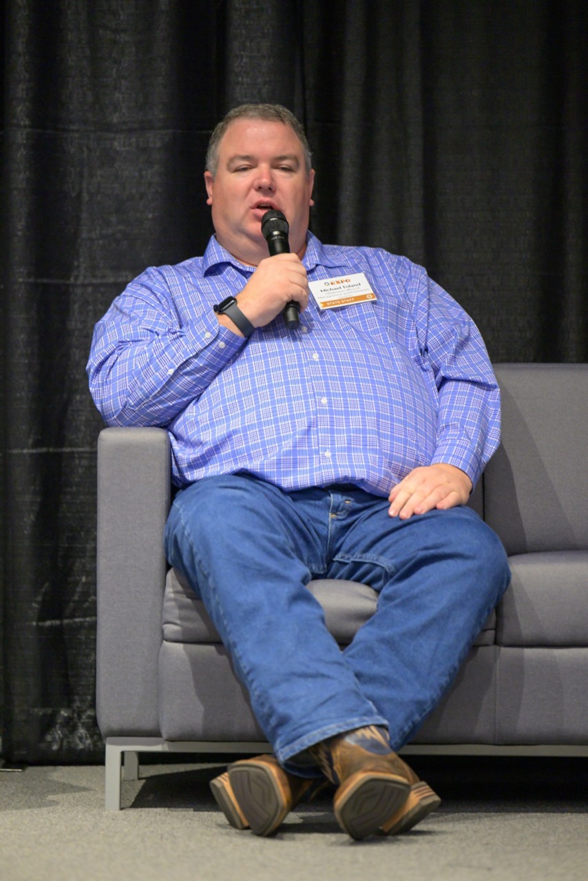 State CISO Michael Toland speaks during the State of Technology Luncheon at the 2024 State Suppliers Expo.