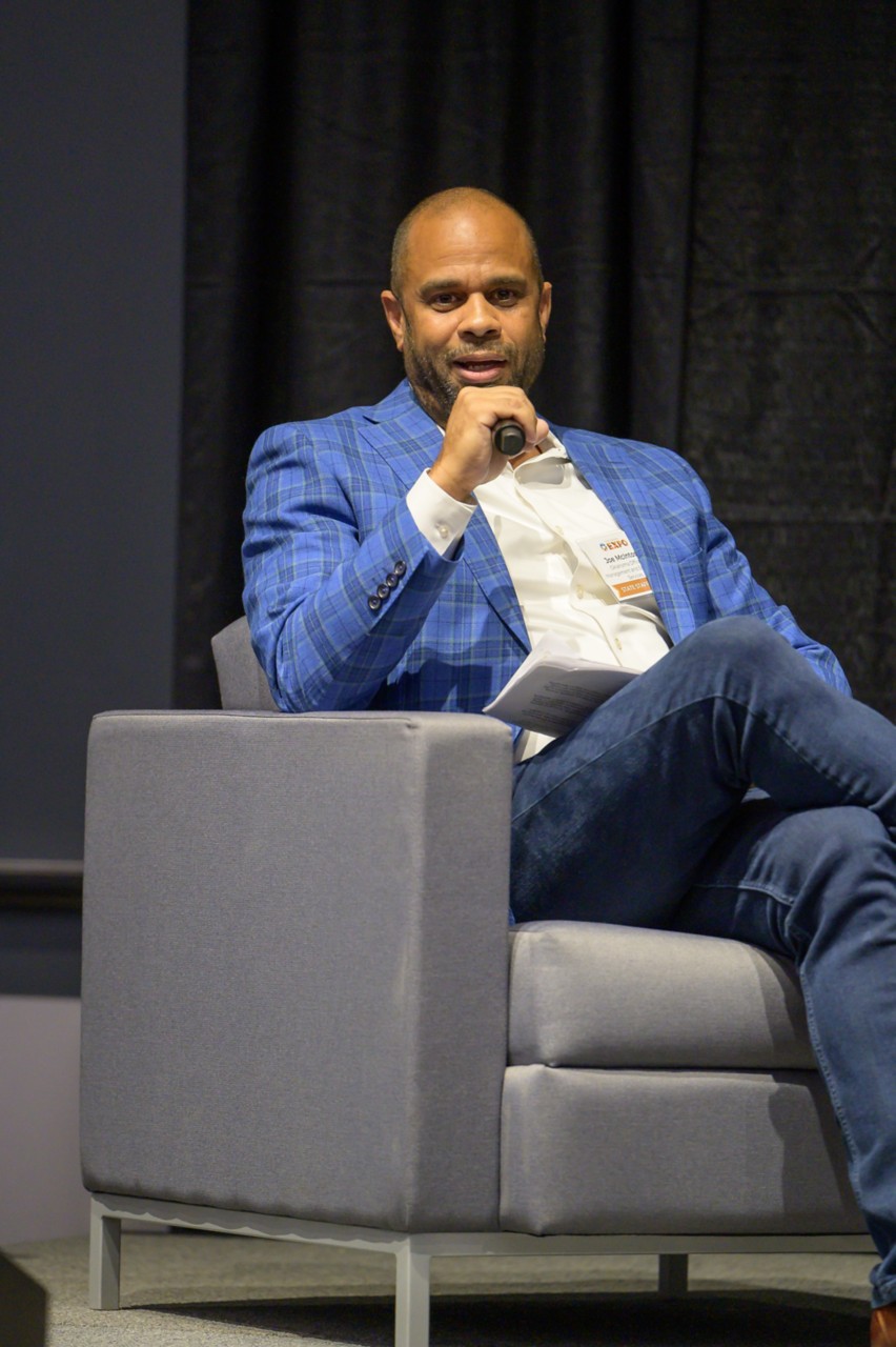 State CIO Joe McIntosh speaks at the State of Technology Luncheon at the 2024 State Suppliers Expo.