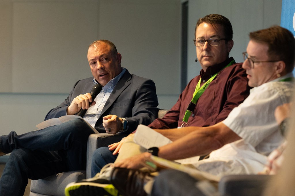 State CIO Dan Cronin moderates Cybersecurity in State Government breakout session