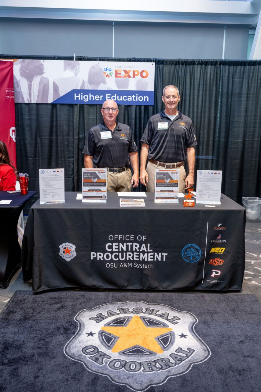 OSU employees at the Higher Education booth